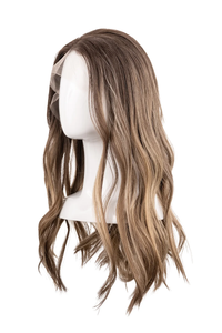 Mocha Brown with Ash Blonde Highlights