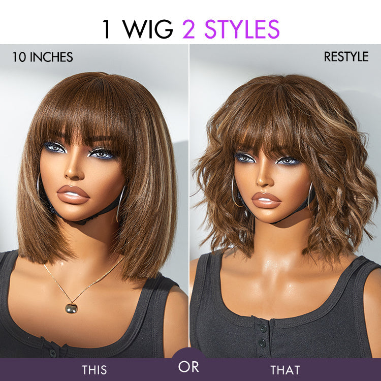 ⚡Last Day 70% OFF - ✨Arockam Straight Hair Topper For Crown Thinning - Natural Coverage at the Crown