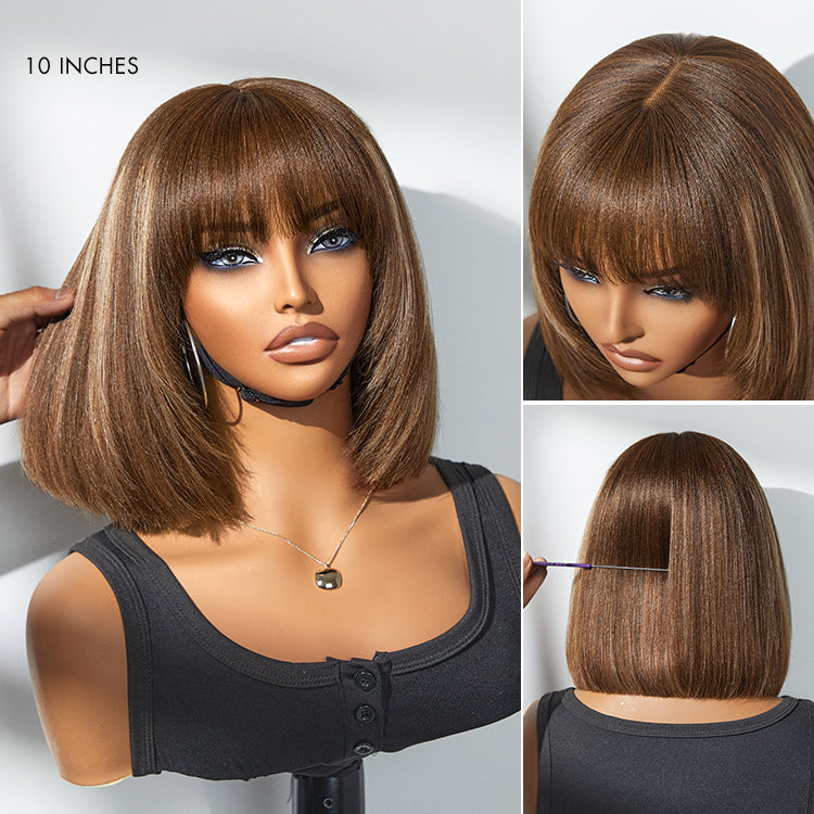 ⚡Last Day 70% OFF - ✨Arockam Straight Hair Topper For Crown Thinning - Natural Coverage at the Crown