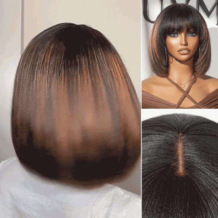 ⚡Last Day 70% OFF - ✨Arockam Straight Hair Topper For Crown Thinning - Natural Coverage at the Crown